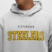 Pittsburgh Steelers lululemon Heathered Silver Drop Steady State Pullover Hoodie