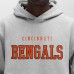 Cincinnati Bengals lululemon Heathered Silver Drop Steady State Pullover Hoodie