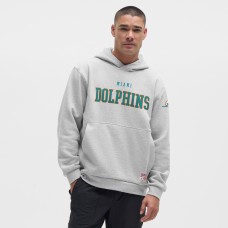 Miami Dolphins lululemon Heathered Silver Drop Steady State Pullover Hoodie