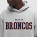Denver Broncos lululemon Heathered Silver Drop Steady State Pullover Hoodie