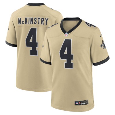 Игровая джерси New Orleans Saints Ga’Quincy McKinstry Nike Gold Gameday Golds Alternate Game Player