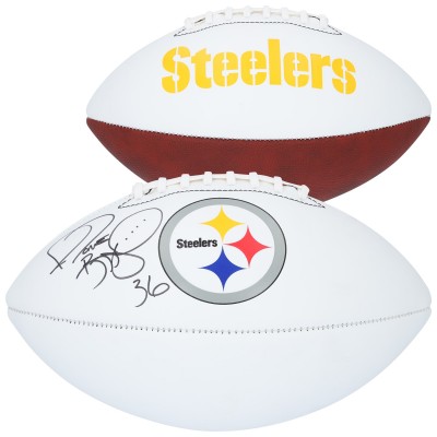 Jerome Bettis Pittsburgh Steelers Autographed Fanatics Authentic Franklin White Panel Football