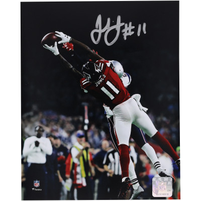 Фото с автографом Julio Jones Atlanta Falcons Fanatics Authentic 8 x 10 Super Bowl LI Catch