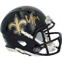 Cameron Jordan New Orleans Saints Autographed Fanatics Authentic Riddell 2022 Alternate Speed Mini Helmet