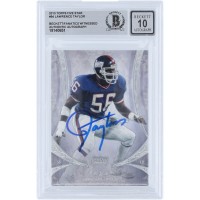 Lawrence Taylor New York Giants Autographed 2013 Topps Five Stars #94 #/208 Beckett Fanatics Witnessed Authenticated 10 Card