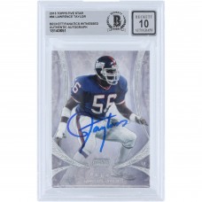 Lawrence Taylor New York Giants Autographed 2013 Topps Five Stars #94 #/208 Beckett Fanatics Witnessed Authenticated 10 Card