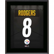Aaron Rodgers Pittsburgh Steelers Fanatics Authentic 10.5 x 13 Jersey Number Sublimated Player Plaque