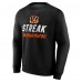 Cincinnati Bengals Black Streak Pullover Sweatshirt