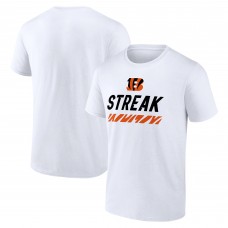 Cincinnati Bengals White Streak T-Shirt