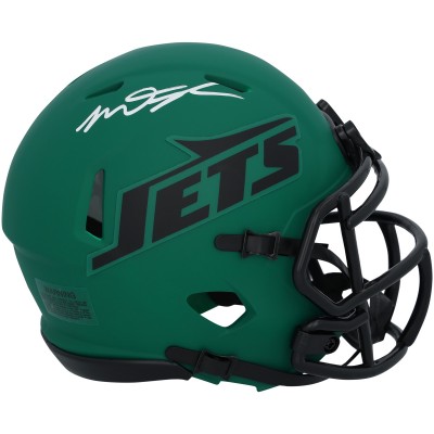 Mason Taylor New York Jets Autographed Fanatics Authentic Riddell Rave Speed Mini Helmet