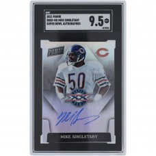 Mike Singletary Chicago Bears Autographed 2021 Panini Super Bowl #SBXX-MS SGC Authenticated 9.5 Card