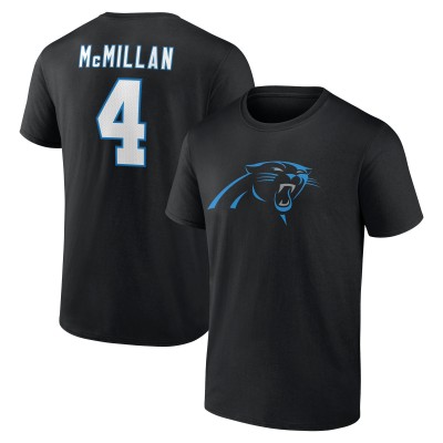 Футболка Carolina Panthers Tetairoa McMillan Black Icon