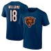 Футболка Chicago Bears Caleb Williams Navy Icon