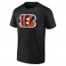 Cincinnati Bengals JaMarr Chase Black Icon Name & Number T-Shirt