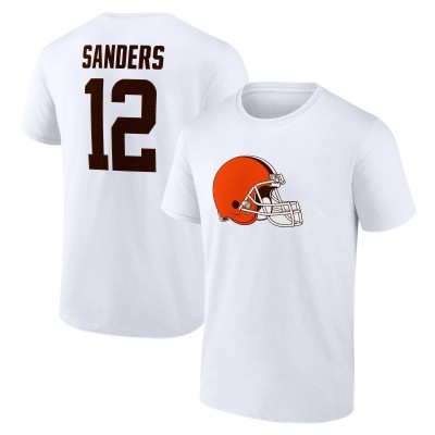 Футболка Cleveland Browns Shedeur Sanders White Icon