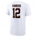 Футболка Cleveland Browns Shedeur Sanders White Icon