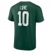 Футболка Green Bay Packers Jordan Love Green Icon Name & Number