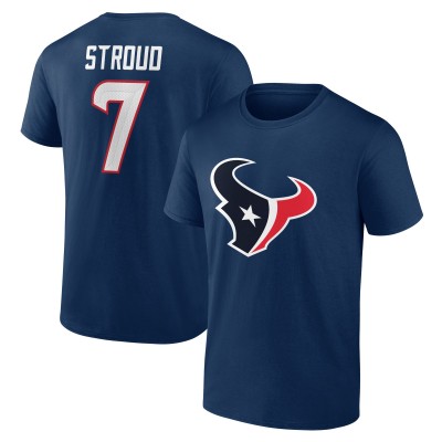 Футболка Houston Texans C.J. Stroud Navy Icon