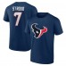 Футболка Houston Texans C.J. Stroud Navy Icon