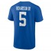 Indianapolis Colts Anthony Richardson Sr. Royal Icon Name & Number T-Shirt