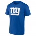 New York Giants Malik Nabers Royal Icon Name & Number T-Shirt