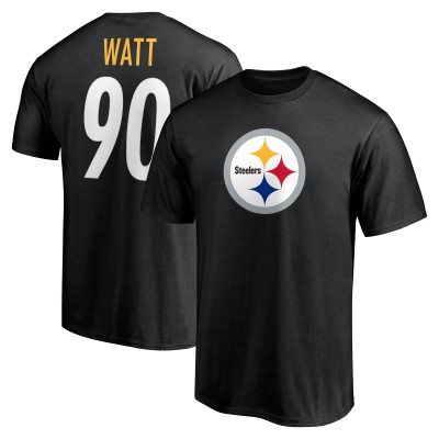Футболка Pittsburgh Steelers T.J. Watt Black Icon