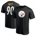 Футболка Pittsburgh Steelers T.J. Watt Black Icon