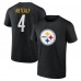 Футболка Pittsburgh Steelers DK Metcalf Black Icon