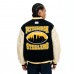 Unisex Pittsburgh Steelers Golf Wang Black Full-Snap Letterman Jacket