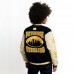 Unisex Pittsburgh Steelers Golf Wang Black Full-Snap Letterman Jacket