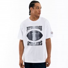 Unisex Pittsburgh Steelers Golf Wang White Cutout T-Shirt Unisex Pittsburgh Steelers Golf Wang White Cutout T-Shirt