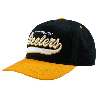 Unisex Pittsburgh Steelers Golf Wang Black/Gold Snapback Hat