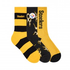 Unisex Pittsburgh Steelers Golf Wang Three-Pack Tube Sock Set Unisex Pittsburgh Steelers Golf Wang Three-Pack Tube Sock Set