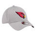 Бейсболка Arizona Cardinals New Era Gray Perforated 39THIRTY