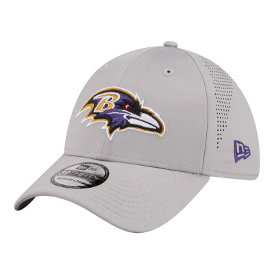 Бейсболка Baltimore Ravens New Era Gray Perforated 39THIRTY