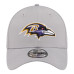 Бейсболка Baltimore Ravens New Era Gray Perforated 39THIRTY