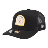 Бейсболка Pittsburgh Steelers New Era Black Contest 9SEVENTY Adjustable