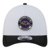 Бейсболка Baltimore Ravens New Era White/Black Patch 39THIRTY A-Frame M-Crown Perforated