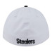 Бейсболка Pittsburgh Steelers New Era White/Black Patch 39THIRTY A-Frame M-Crown Perforated