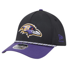 Бейсболка Baltimore Ravens Black/Purple Rope M-Crown A-Frame 39THIRTY