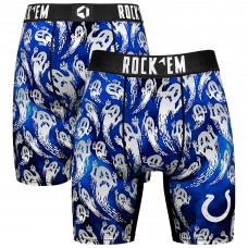 Indianapolis Colts Rock Em Socks Royal Halloween Ghost Fade Boxer Briefs Indianapolis Colts Rock Em Socks Royal Halloween Ghost Fade Boxer Briefs