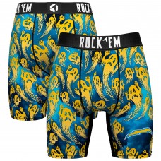 Los Angeles Chargers Rock Em Socks Powder Blue Halloween Ghost Fade Boxer Briefs Los Angeles Chargers Rock Em Socks Powder Blue Halloween Ghost Fade Boxer Briefs