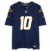 Justin Herbert Los Angeles Chargers Autographed Fanatics Authentic Nike Navy Alternate Game Jersey