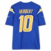 Justin Herbert Los Angeles Chargers Autographed Fanatics Authentic Nike Royal Vapor F.U.S.E. Limited Jersey with 2020 OROY Inscription