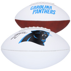 Tetairoa McMillan Carolina Panthers Autographed Fanatics Authentic Franklin White Panel Football Tetairoa McMillan Carolina Panthers Autographed Fanatics Authentic Franklin White Panel Football
