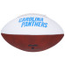 Tetairoa McMillan Carolina Panthers Autographed Fanatics Authentic Franklin White Panel Football