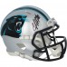 Chuba Hubbard Carolina Panthers Autographed Fanatics Authentic Riddell Speed Mini Helmet