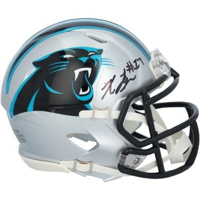 Xavier Legette Carolina Panthers Autographed Fanatics Authentic Riddell Speed Mini Helmet