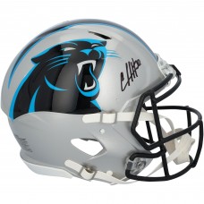 Chuba Hubbard Carolina Panthers Autographed Fanatics Authentic Riddell Speed Authentic Helmet