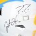 Justin Herbert & Philip Rivers Los Angeles Chargers Autographed Fanatics Authentic Riddell Speed Replica Helmet